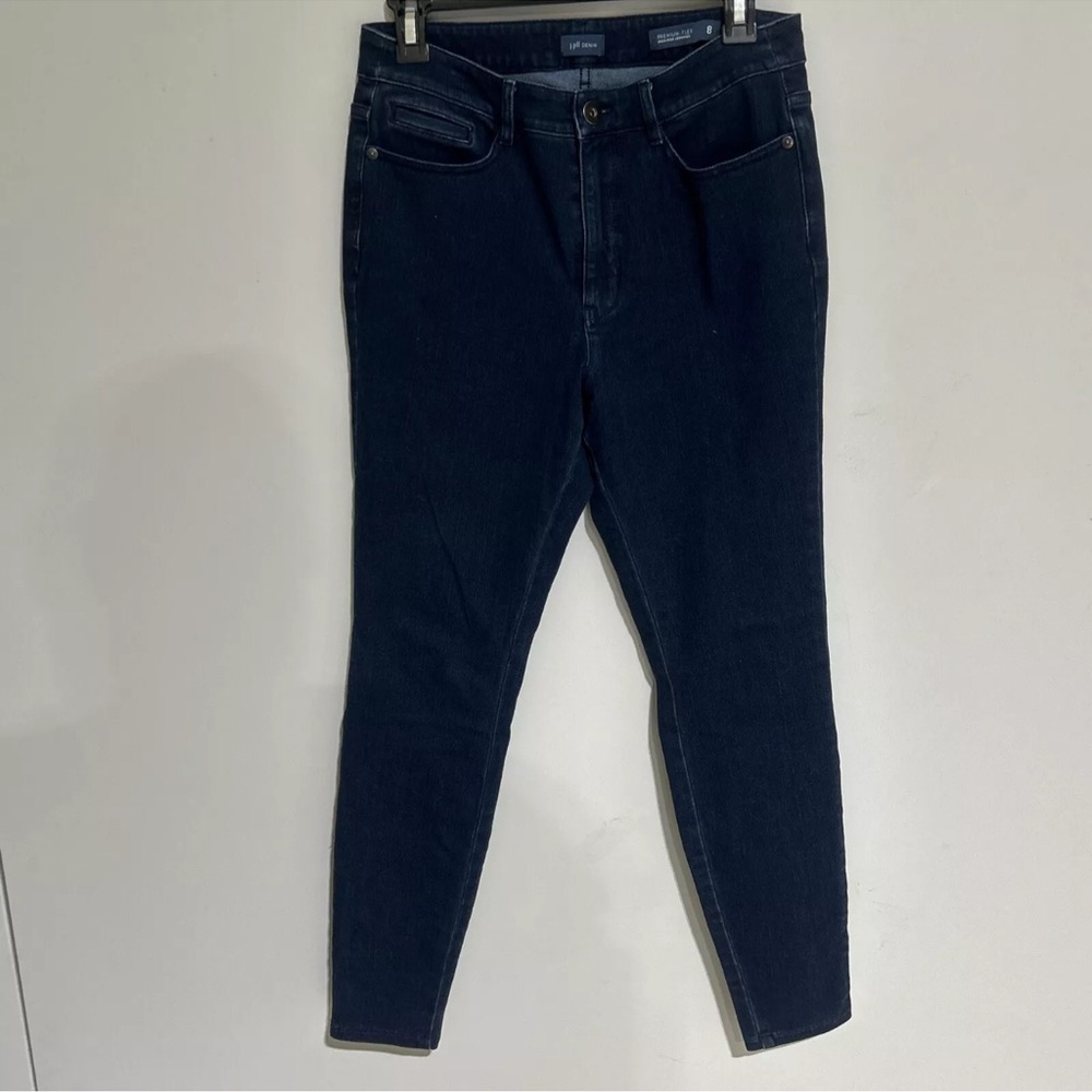 J Jill Denim Womens Jeans Size 8 Blue Premium Flex High Rise Leggings Stretch.